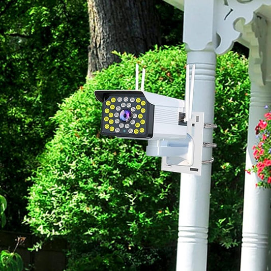 CCTV POLE BRACKET BIG WITH 3 HOOPS